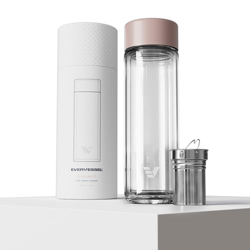 Glass Multi Tea Infuser Bottle 14oz