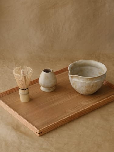 Matcha Set with Handmade Ceramic Bowl & Bamboo Whisk