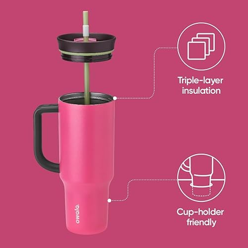 Tumbler Stainless Steel Water Bottle 40 oz Watermelon Breeze
