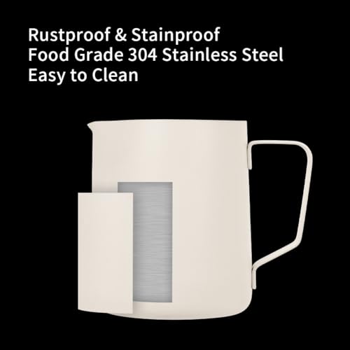 20oz Milk Frothing Pitcher Stainless Steel Espresso Steaming Jug