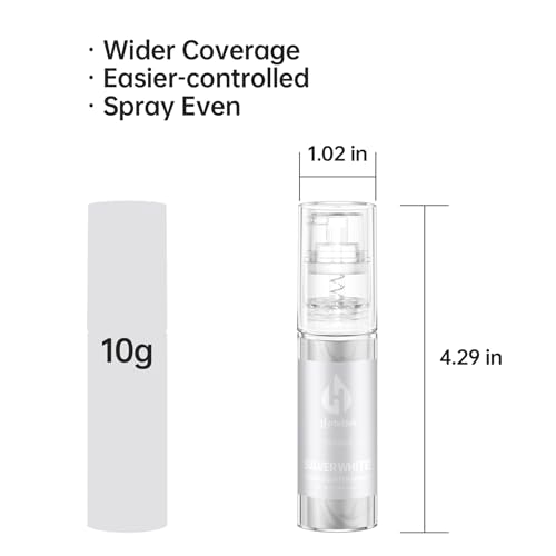 White Edible Glitter Spray