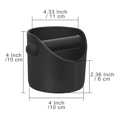 Small Espresso Knock Box 4.3 Inch