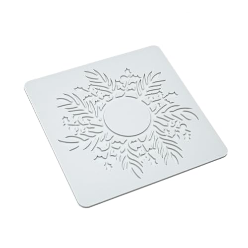 Silicone Mold 3D Hollow Out Lace Mold Lace Cake Silicone Baking Mold Wreath Design Flower and Leave Lace Mat Fondant Decorating Tool