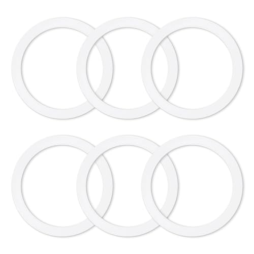 6 Pcs Gasket Seal Rings for Bialetti Moka Express Dama 6 Cups (6 Count)