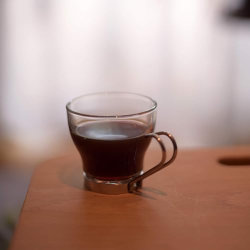 Oslo Espresso Glass Cups 4 Set 3.75 Oz (4 Count)