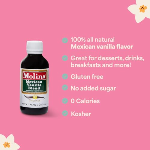 Mexican Natural Vanilla Blend with Pure Vanilla Extract (16 Fl Oz)