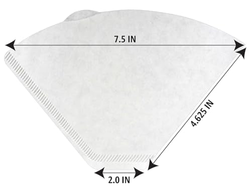Number 4 Cone Coffee Filters for 8 (100 Count)