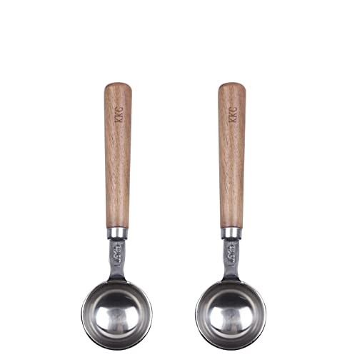 Wooden Handle Coffee Scoops (2 Count)