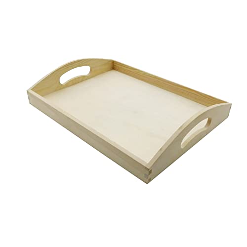 13" Wooden Tray (6 Count)