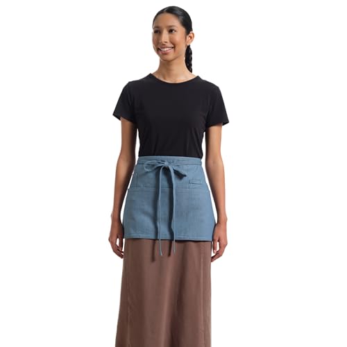 Chef Waist Aprons for Women with Pockets