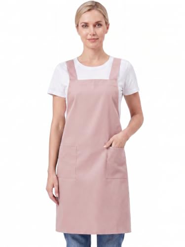 Kitchen Chef Aprons for Men Women Work Apron with 2 Pockets
