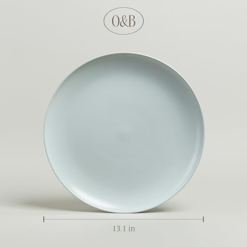 over&back Coupe Stoneware Serving Platter