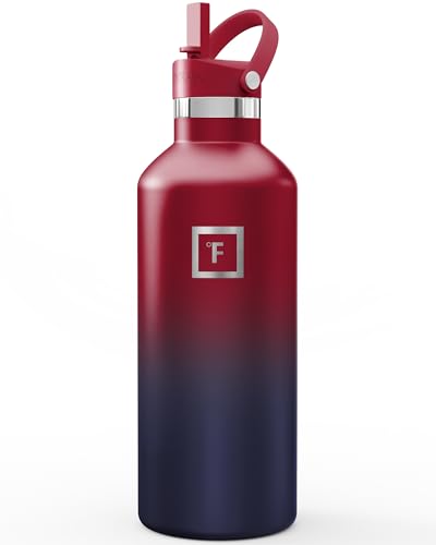 32 oz Narrow Mouth Water Bottle with Straw