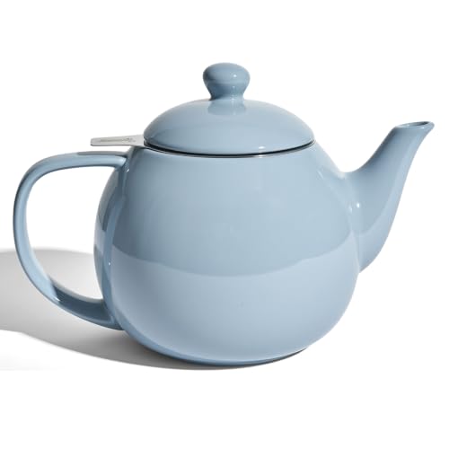 Porcelain Teapot 27 oz with Infuser for Loose Leaf Tea
