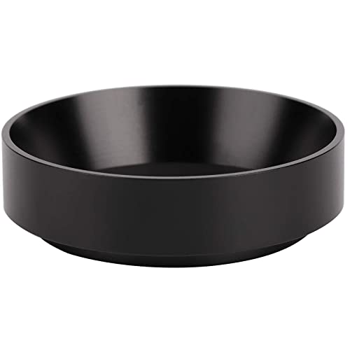 Dosing Rings Aluminum Coffee Powder Dosing Rings Funnel with Magnetic Replacement Coffee Maker Accessory Black