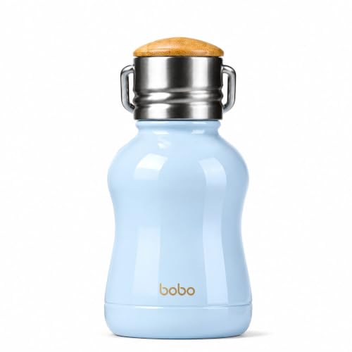 Mini Vacuum Insulated Water Bottle With Bamboo Lid