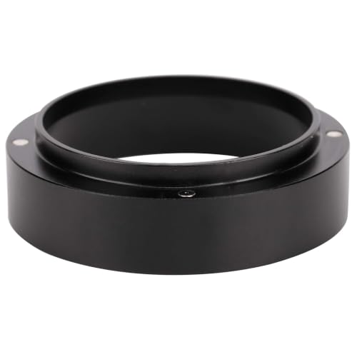 Dosing Rings Aluminum Coffee Powder Dosing Rings Funnel with Magnetic Replacement Coffee Maker Accessory Black