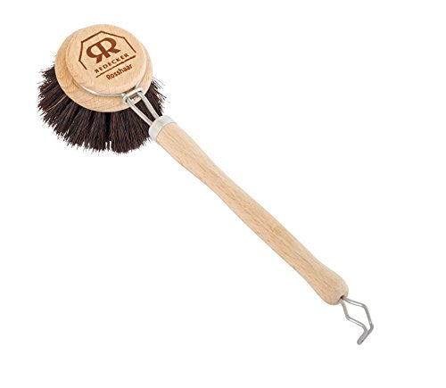 Dish Brush Horsehair Bristles