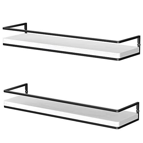 Floating Shelves Wall Mounted Set of 2 (2 Count)