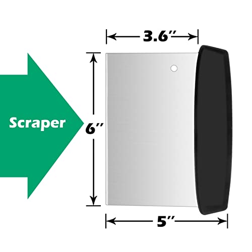Stainless Steel Griddle Scraper Chopper