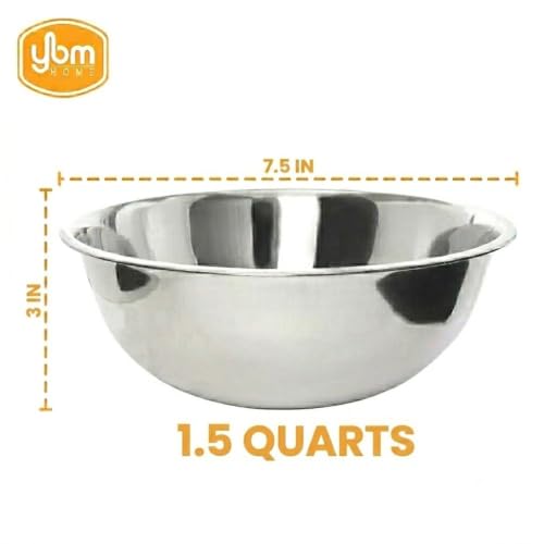 1.5 Quart Stainless Steel Premium Mixing Bowl
