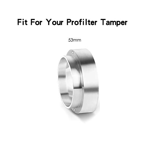 Aluminum Espresso Coffee Dosing Funnel Dosing Ring Funnel Replacement for 53mm Portafilters Espresso Machine Espresso Hand Tampers Accessories