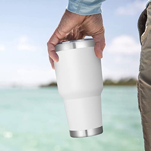 30 oz Tumbler with Lid and Straw (4 Count)