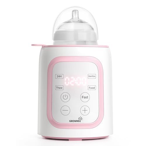 8-in-1 OG Fast Bottle Warmer with Timer, Pink