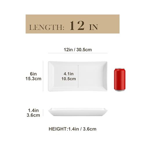 Porcelain Serving Platters Set of 4 (4 Count)