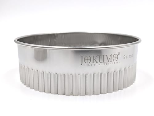 11 Piece Graduated Sizes Fluted Edge Round Pastry