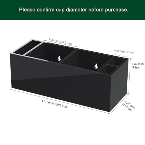 Double Cup Holder with Marker Slot
