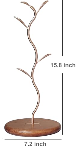 Leaf Shaped Coffee Tea Cup Mug Holder Stand for Countertop (3 Count)