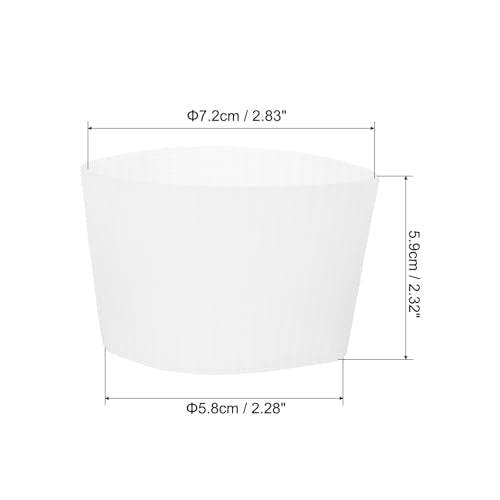 3Pcs Coffee Cup Sleeve Silicone Non (4 Count)