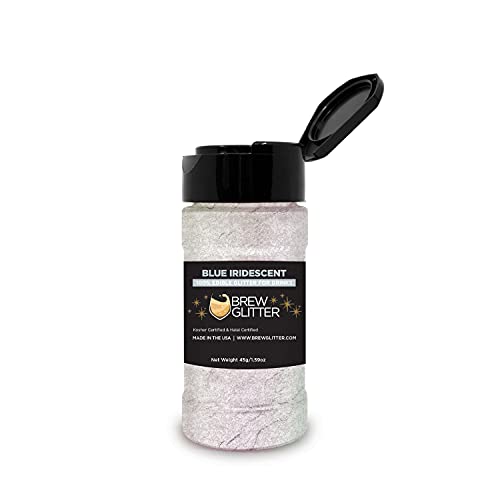 Blue Iridescent BREW GLITTER Edible Glitter For Drinks