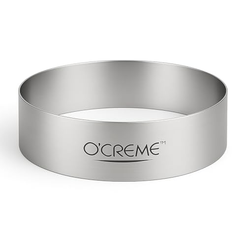 Cake Ring Sturdy Stainless Steel Round Mousse Cake Ring Mold for Baking