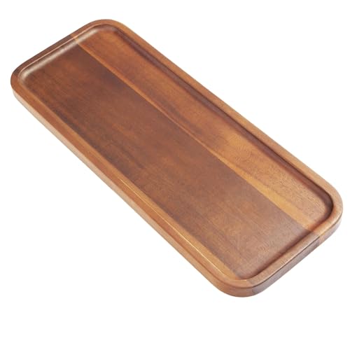 Small Solid Acacia Wood Serving Trays and Platters