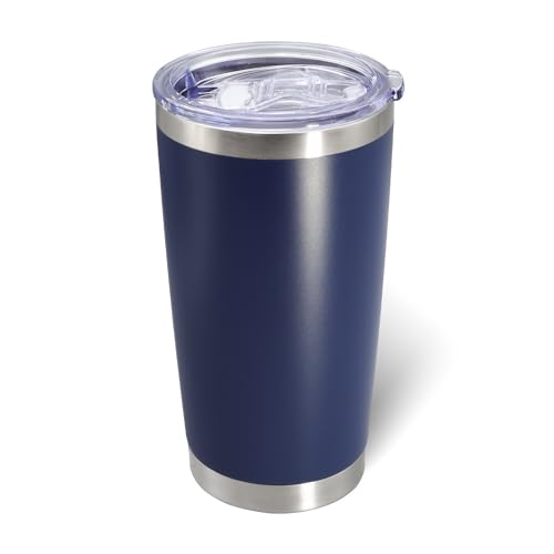 20oz Tumbler with Lid Stainless Steel Tumblers Insulated Mug Navy 1P