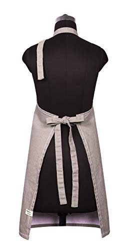 Cotton Solid Aprons for Women with Pocket