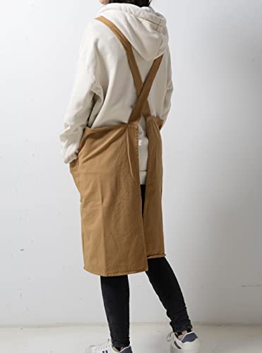Soft Cotton Linen Apron for Women