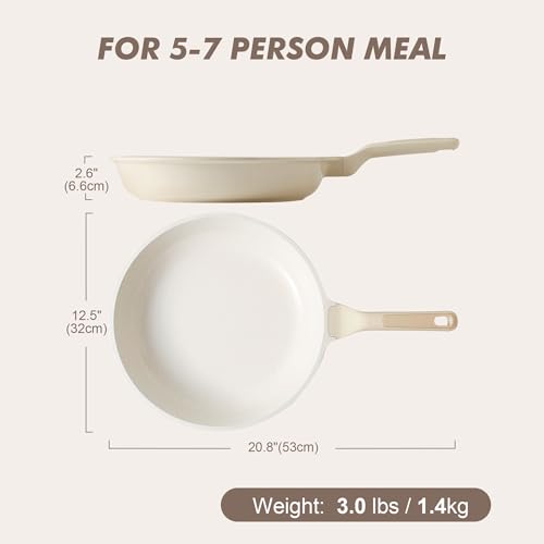 Nonstick Ceramic Frying Pan 12.5