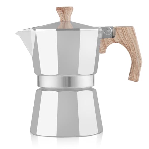 Stovetop Espresso Maker 3 Cups Moka Pot Cuban Coffee Maker Stovetop Coffee Maker Moka Italian Espresso