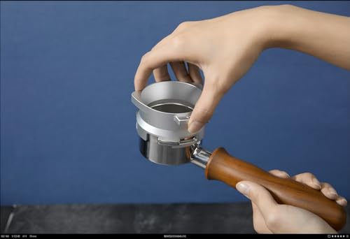 Aluminum dosing Funnel and Puck Screen Set for Breville 54mm Espresso Machines Grinder Trigger Portafilter Funnel