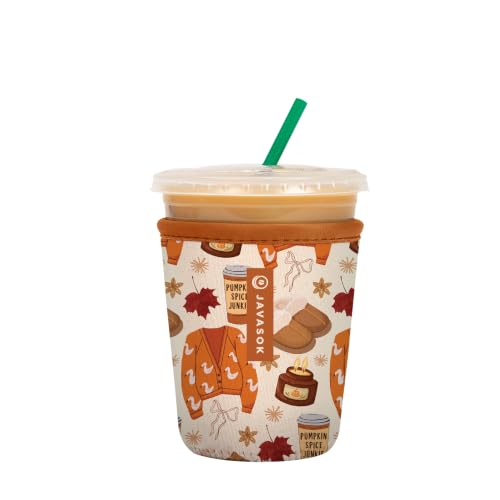 JavaSok Iced Coffee & Cold Soda Insulated Neoprene Cup Sleeve