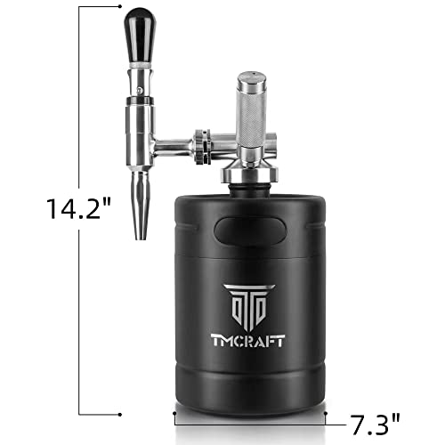 64oz Nitro Cold Brew Coffee Maker with Stout Creamer Faucet