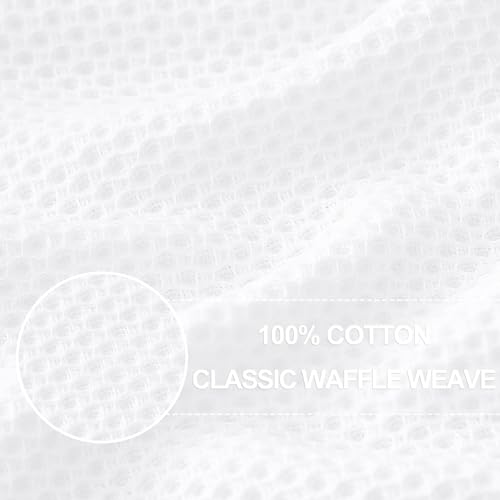 100% Cotton Oversized Waffle Weave Kitchen Towels 8 (8 Count)