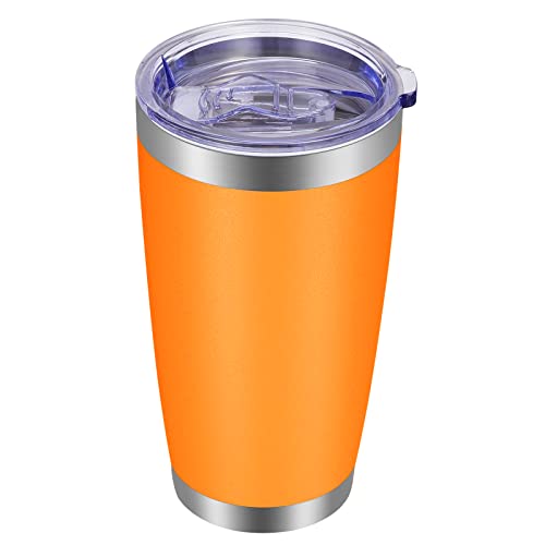 20oz Tumbler with Lid and Straw Stainless Steel Tumbler Cup Vacuum Insulated Double Wall Travel Coffee Mug Powder Coated Coffee Cup