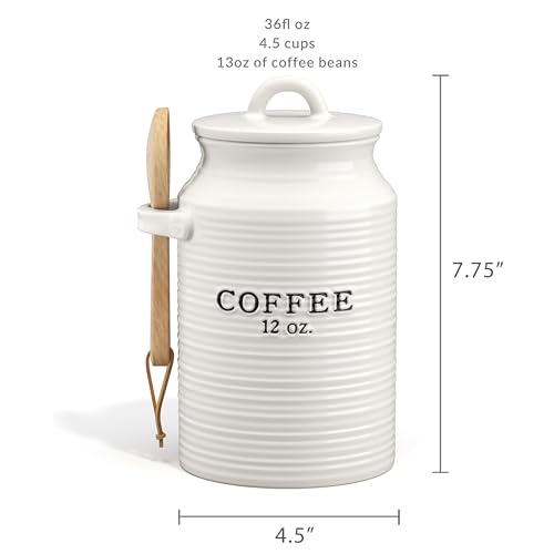 Ceramic Coffee Canister for Kitchen Counter