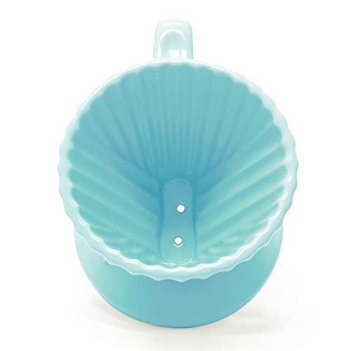 Lotus ceramic pour over coffee dripper