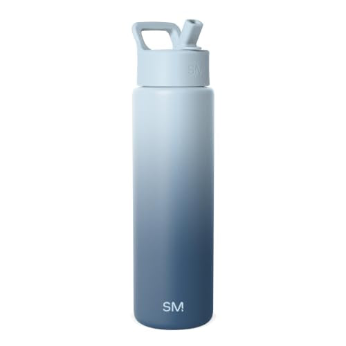 Insulated Water Bottle with Straw