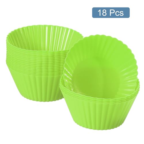 18Pcs Silicone Cupcake Liners